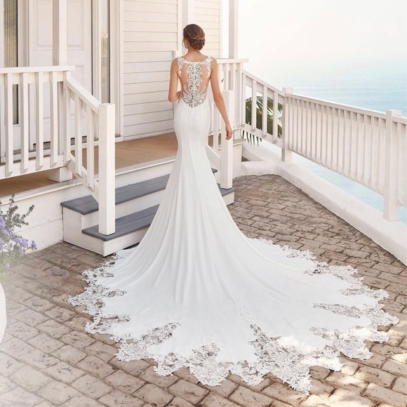 Rosa Clara Carola Wedding Gown Size 2, NWT, un-altered, never worn! - Picture 17 of 17